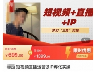 谦四·短视频直播运营及IP孵化实操，80节干货实操分享