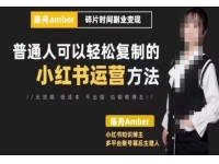 陈舟·小红书训练营（第十期），普通人可以轻松复制的小红书运营