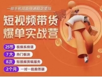 透透糖开课吧·短视频带货爆单实战营，一部手机就能快速稳定变现