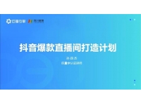 孙四杰《抖音爆款直播间打造计划》