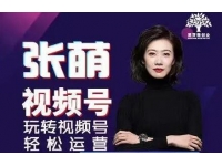 张萌 视频号实战训练营培训课程，轻松玩转视频号运营
