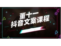 董十一《抖音文案课》培训视频