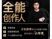 王松傲寒《全能创作人思维课》帮你打造个人品牌创作人IP