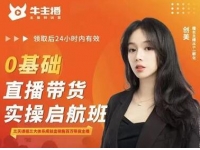 创美《0基础直播带货实操启航班》三大体系成就出销售百万带货主