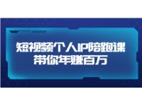 高有才《短视频个人IP》年赚百万陪跑课
