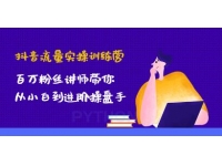 《抖音流量实操训练营》百万粉丝讲师带你从小白到进阶操盘手！