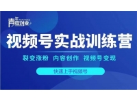 张萌《视频号实战训练营》