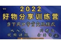 萌飞好物《2022好物分享训练营》