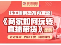胖球数据《商家如何玩转直播带货》