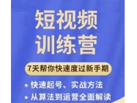 成哥《短视频运营训练营》